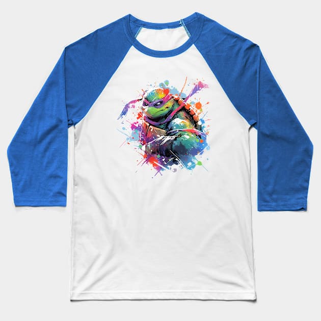 donatello Baseball T-Shirt by dorapeterx